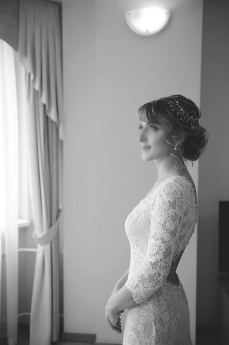 Весільна сукня Armonia (кольору капучіно)