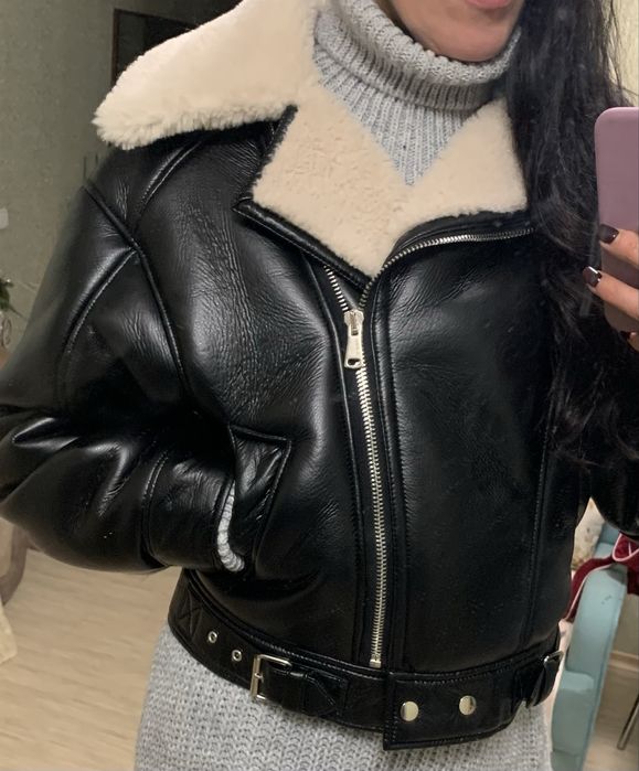 Куртка авиатор чорная размер М фирма Сher 17