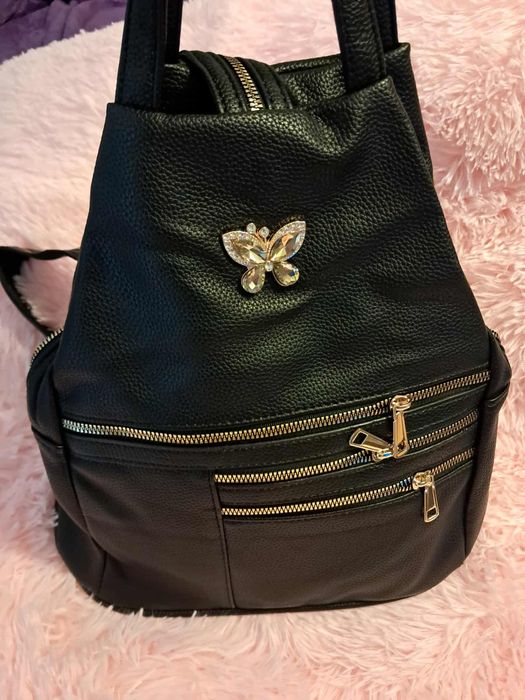 Plecak damski czarny