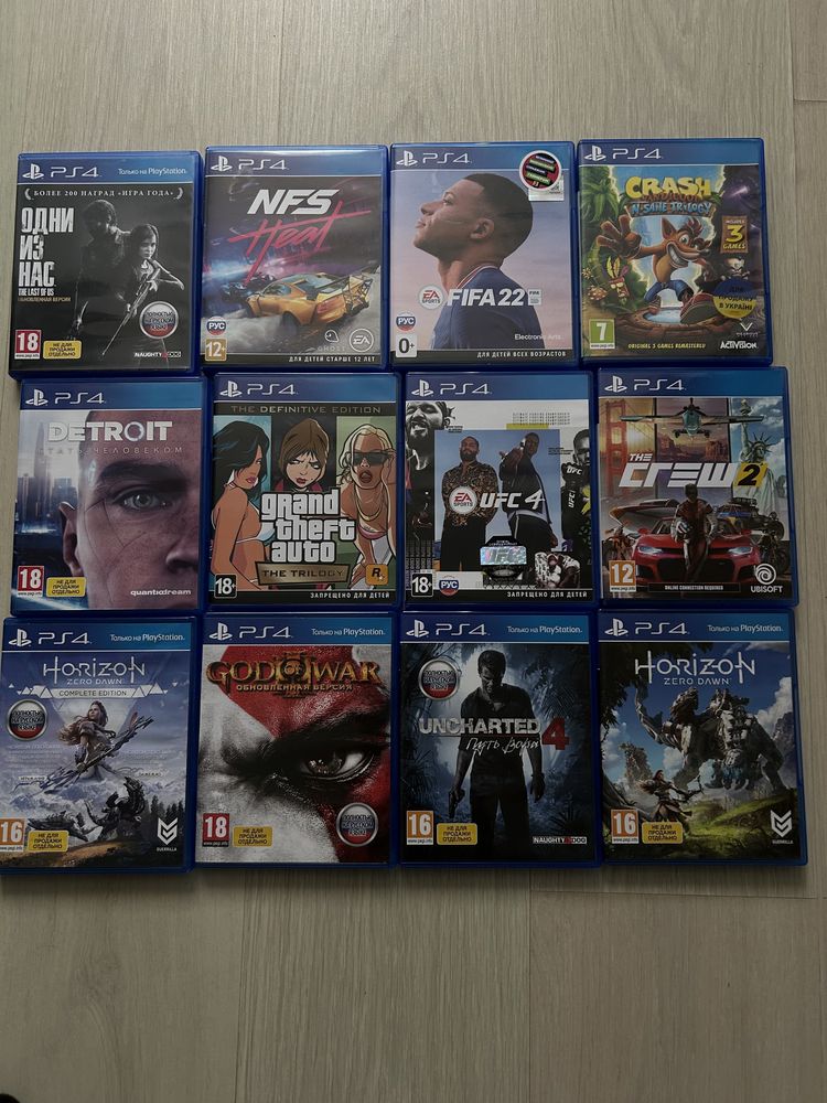 Диски для Ps4: 5 500 грн. - Ігри для приставок Софіївська Борщагівка на Olx