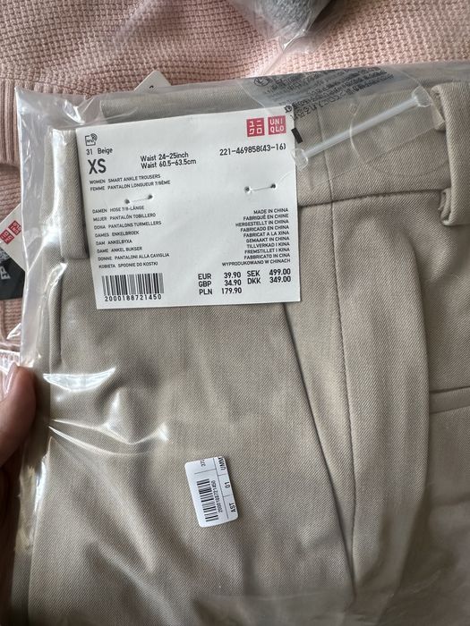 (XS, S, М, XXL) Стрейчеві брюки штани uniqlo smart ankle trous