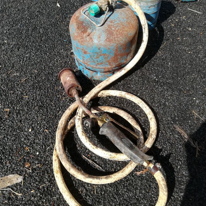 Campismo, bilhas de gaz