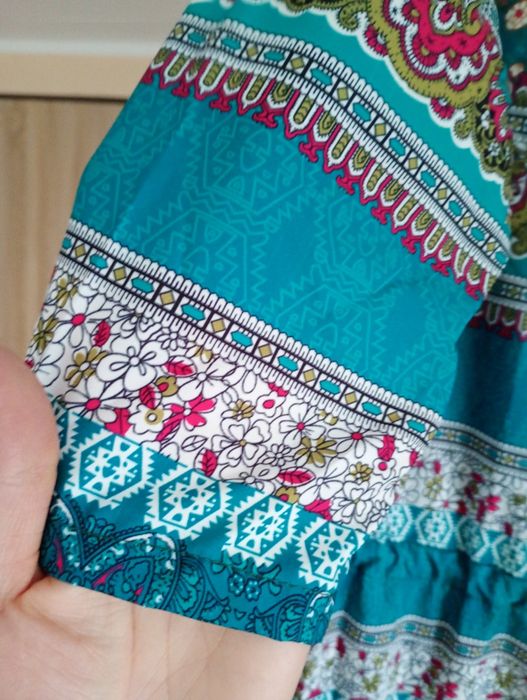 Sukienka Boho w fajne ciekawe wzory