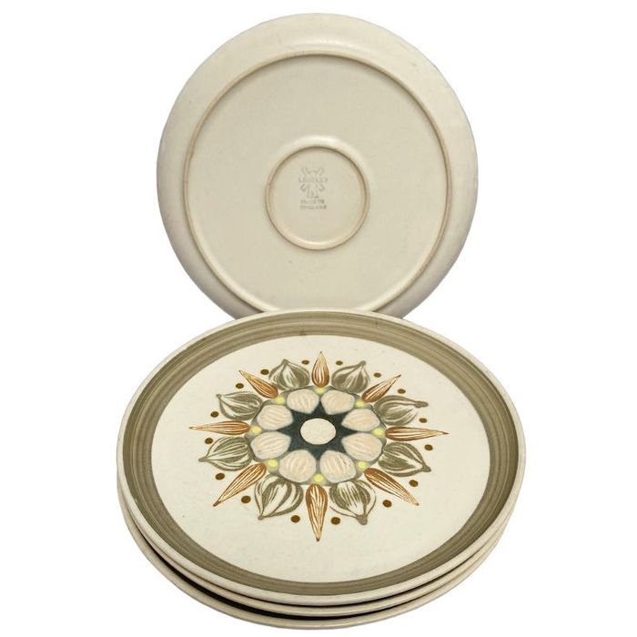 Angielskie talerze obiadowe 4szt.