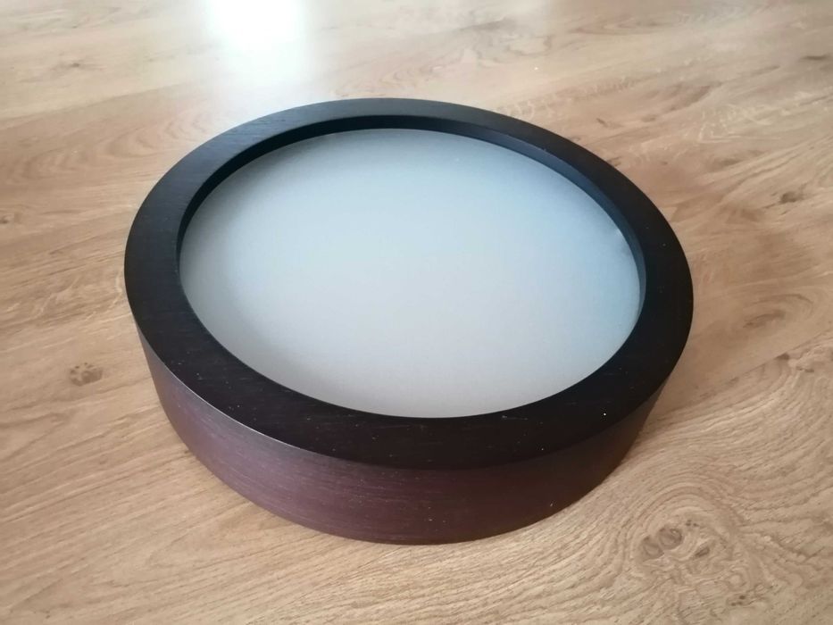 Plafon, plafoniera, lampa sufitowa, kinkiet, wenge, okrągły, JASMIN