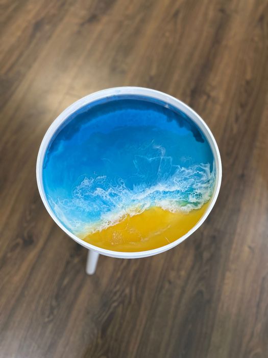 Столик зі смоли ручна робота