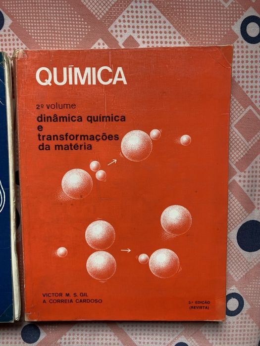 “Química” de Victor M. S. Gil e A. Correia Cardoso, 2 volumes
