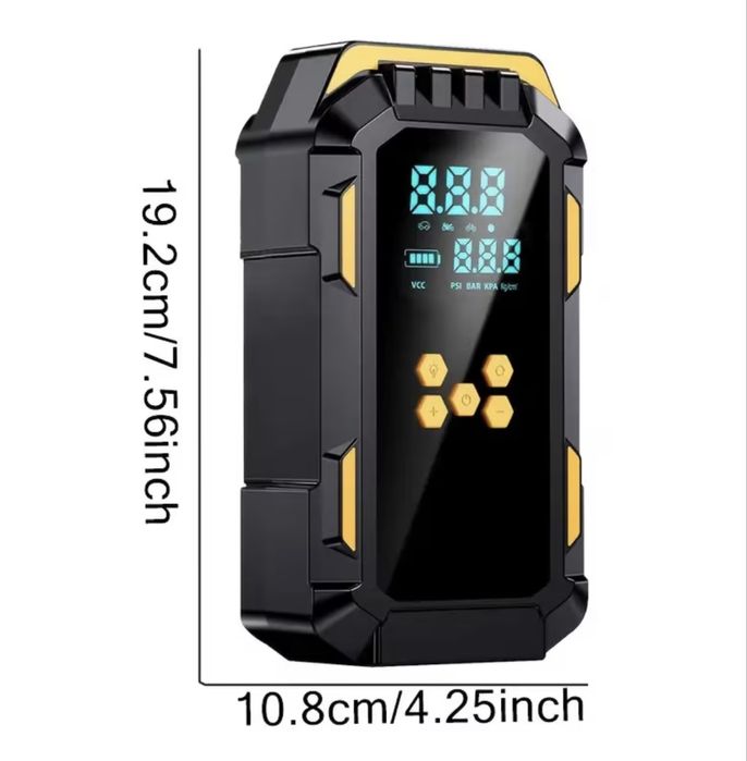 Бустер Мошный 8000 А + повер банк + насос