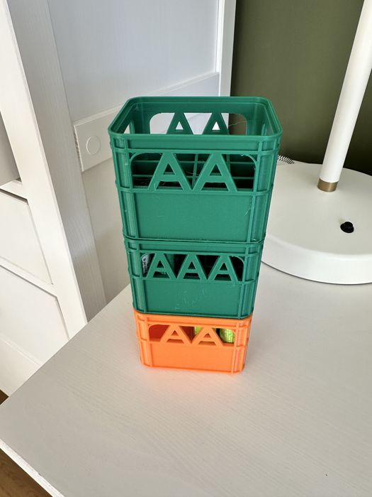 Caixa de armazenamento para pilhas AA e AAA