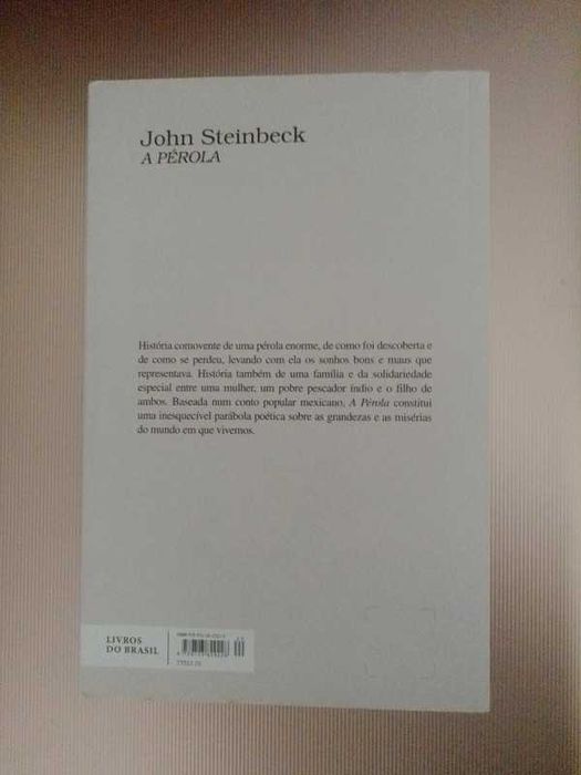 Livro A pérola, de John Steinbeck
