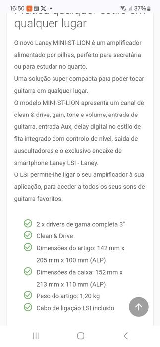 Amplificador Laney LIONHEART