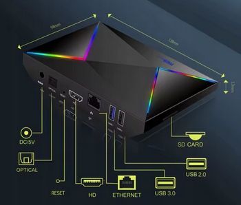 Dekoder Tv Box Janmifly R69Plus Android Wifi Bluetooth Ultra Hd 4/64GB