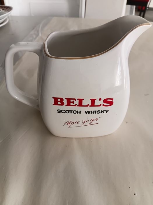 Jarro de água promocional vintage BELL'S Scottch Whisky