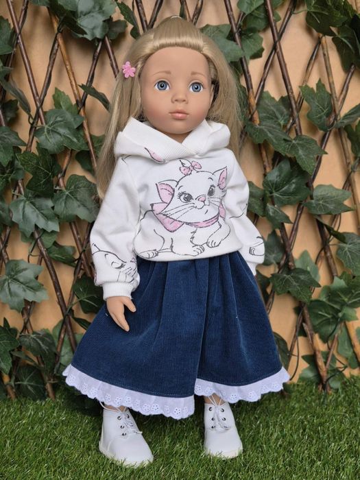 Ubranka 7w1 dla lalki Gotz 50 cm