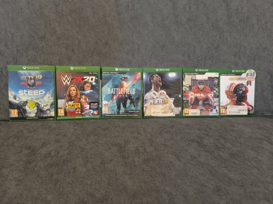 Gry Xbox one (Squadrons, NHL, FIFA, Battlefield 2042, STEEP)
