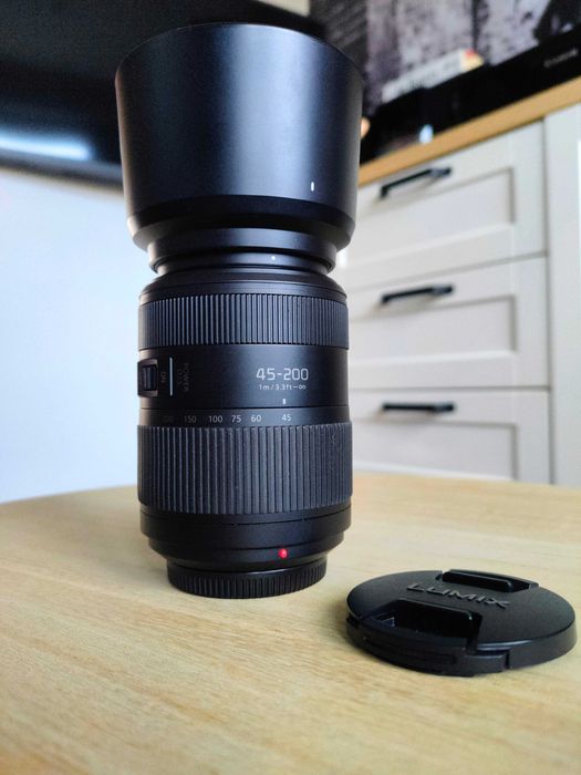 Obiektyw Panasonic Lumix G Vario 45–200mm – bardzo dobry stan!