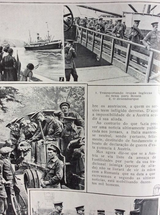 Tema: 1.ª Guerra mundial. Ilustração portugueza. 21 de Setembro  1914