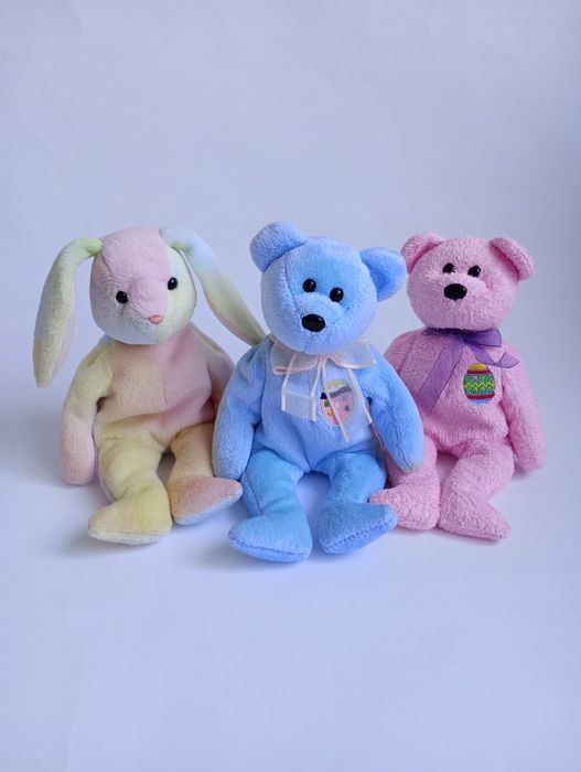 Мягкий мишка зайчик пасхальный Ty beanie babies игрушка медвежонок