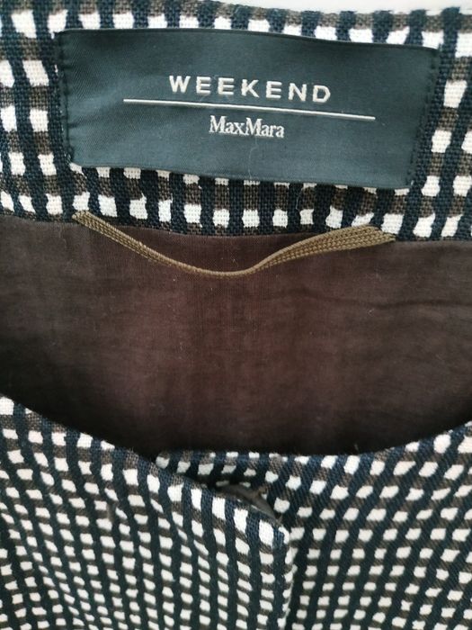 Льняное лёгкое пальто max mara weekend 100% лен