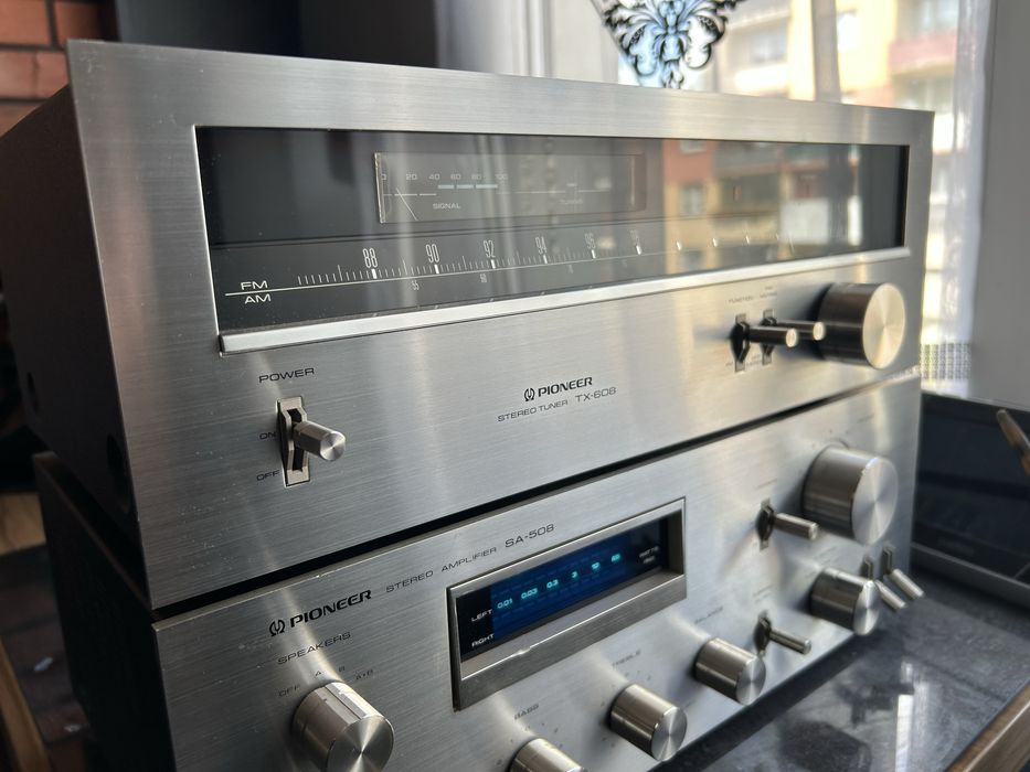 Piękny Zestaw Pioneer SA-508 Tuner Pioneer TX-608/Blue Edition/Wys24H