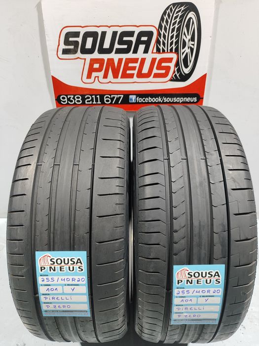 2 pneus semi novos 255-40R20 Pirelli - Oferta dos Portes
