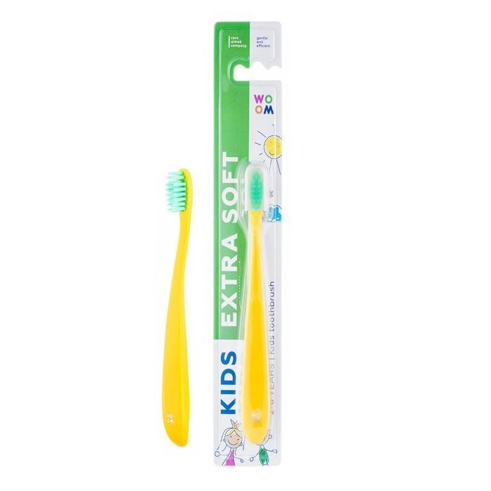 Woom Kids bardzo delikatna szczoteczka do zębów dla dzieci 2-6 Years