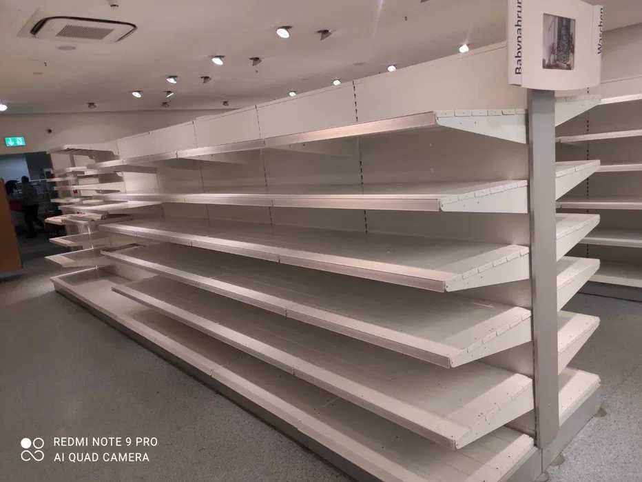 PROMOCJA 299pln mb. REGAŁY do sklepu z Niemiec przyścienne dwustronne