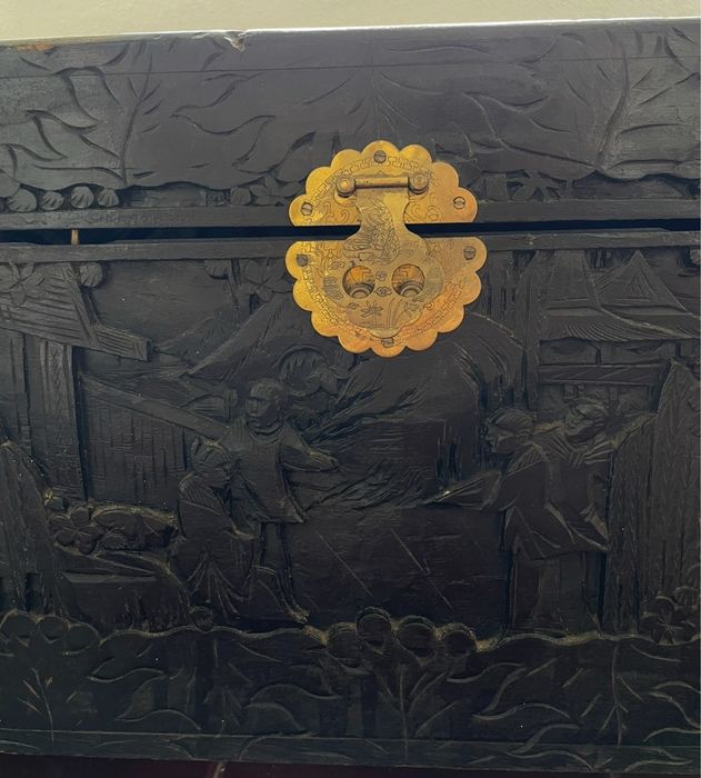 Baú Madeira Massiça