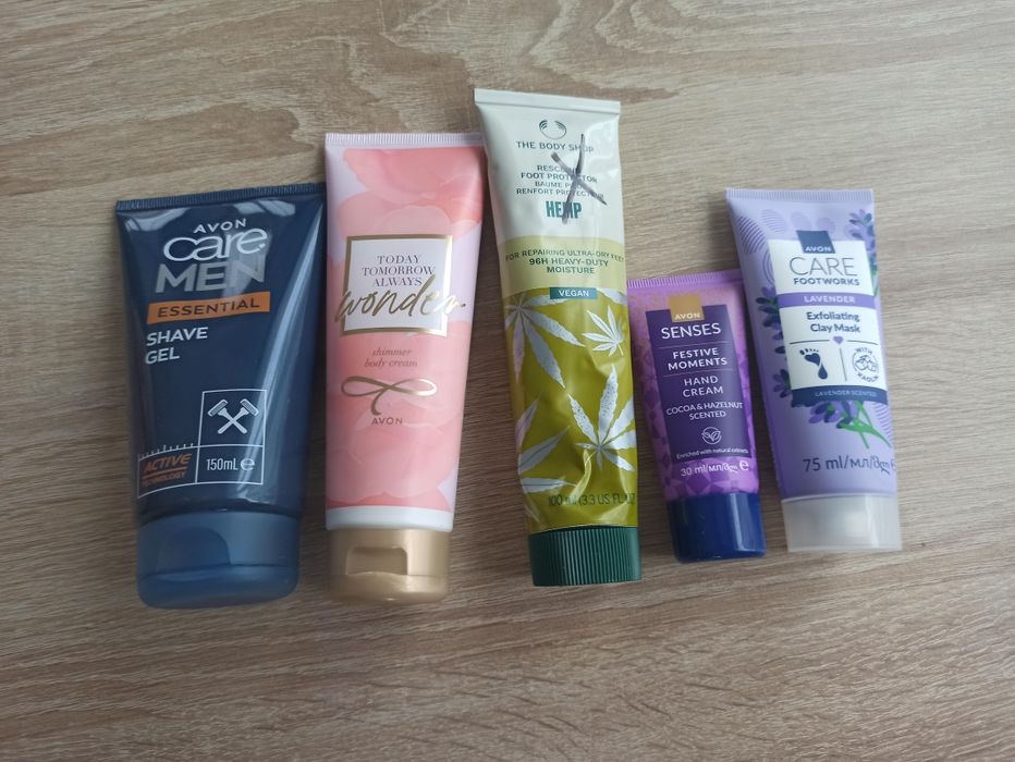 Ogromny Zestaw Kosmetyków AVON i The Body Shop - 48 sztuk - NOWE