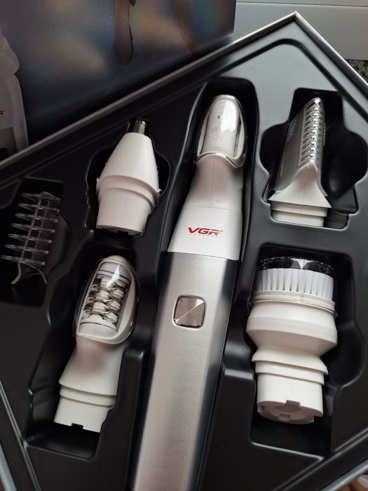 Жіночий епілятор VGR 752 з 5 насадками!ТОП!