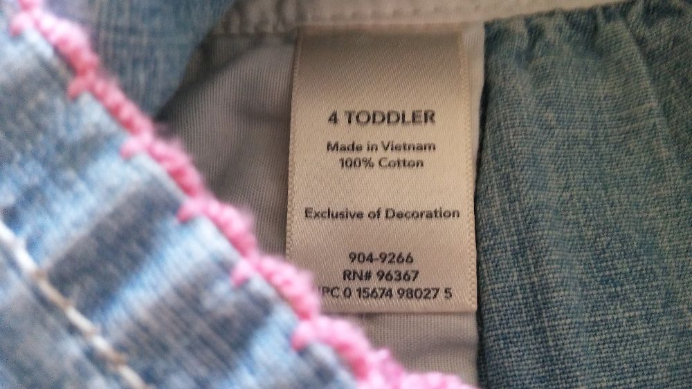 spódniczka ogrodniczka Osh Kosh 4 latka/104