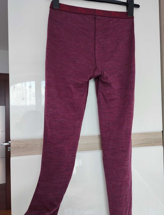 Bielizna termiczna legginsy wełniane