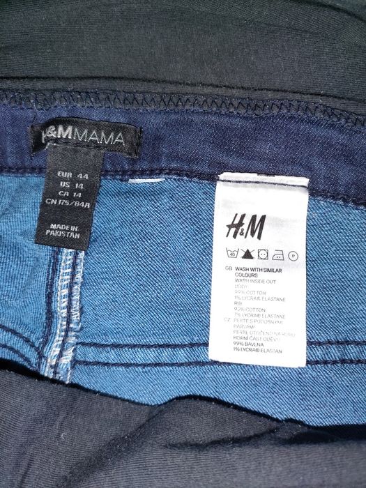 Spodnie ciążowe h&m mama 44