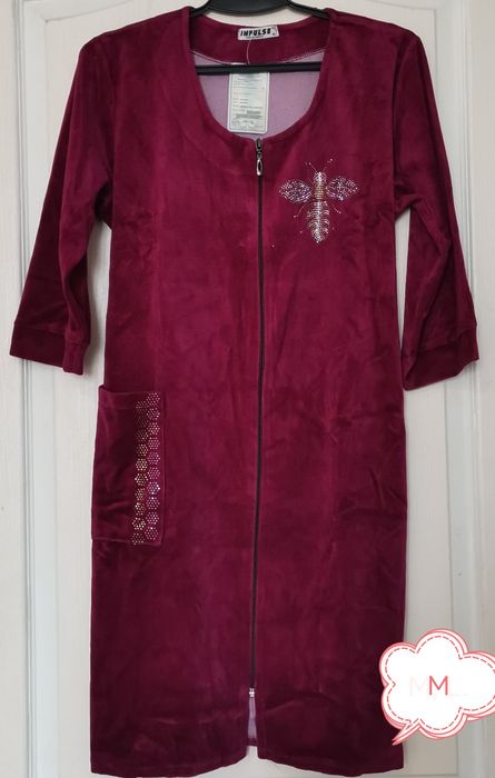 Велюровий  халат Impulse.