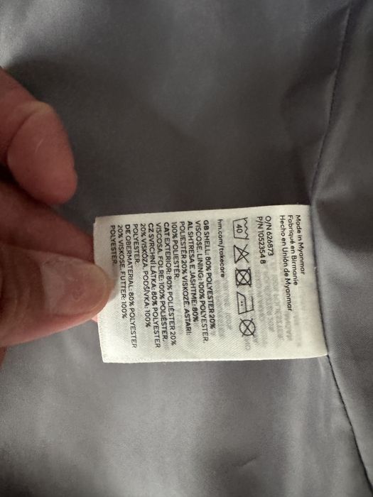 Garnitur H&M dla chlopca 170 cm z Viscoza j. Nowy