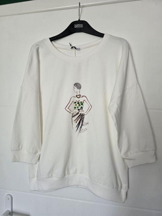 Megi super jakość bawełniana bluza L-XL 42 44