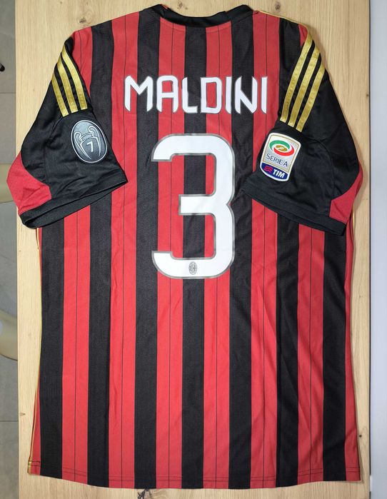 Koszulka AC Milan Adidas XL | MALDINI #3 | Serie A + Champions League 7