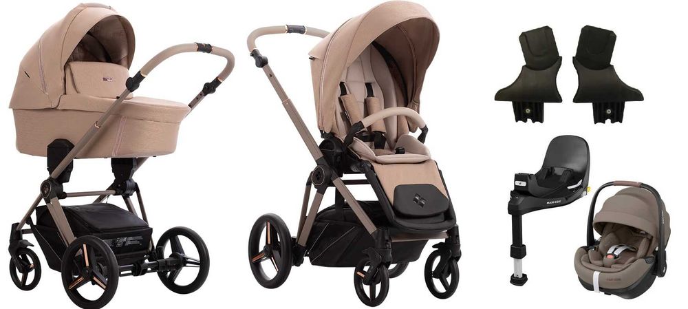 4W1 Bebetto - Monti + Pebble 360Pro2+baza Slidetech