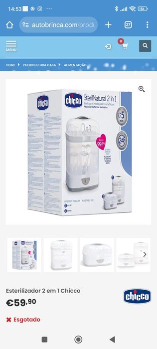 Chicco esterilizador
