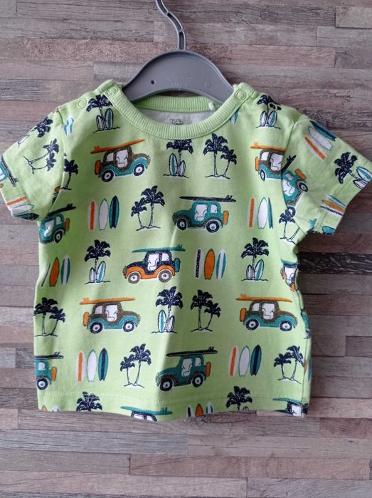 T-shirt, bluzka z krótkim rękawem, bluzka autka, bluzka samochody