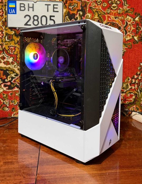 Топовый игровой пк компьютер Ryzen 5 5600 ddr4 16gb ssd 1tb rtx3050 8gb