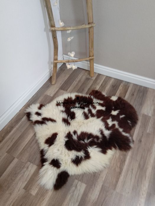 Skóra Owcza Łaciata Kolor Naturalny Skóry Owcze Jacob