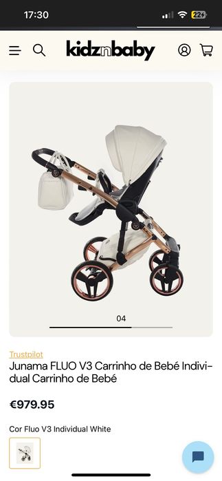 Carrinho de bebé Diamante Junama