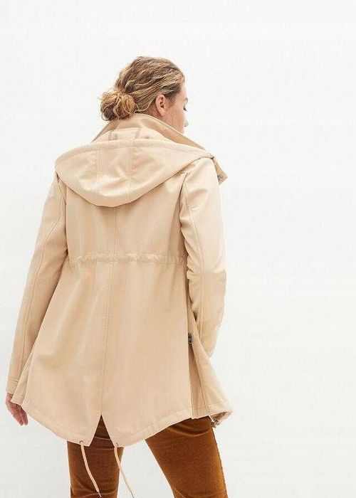 Kurtka Ciążowa Dla dwojga Softshell - Przeciwdeszczowa