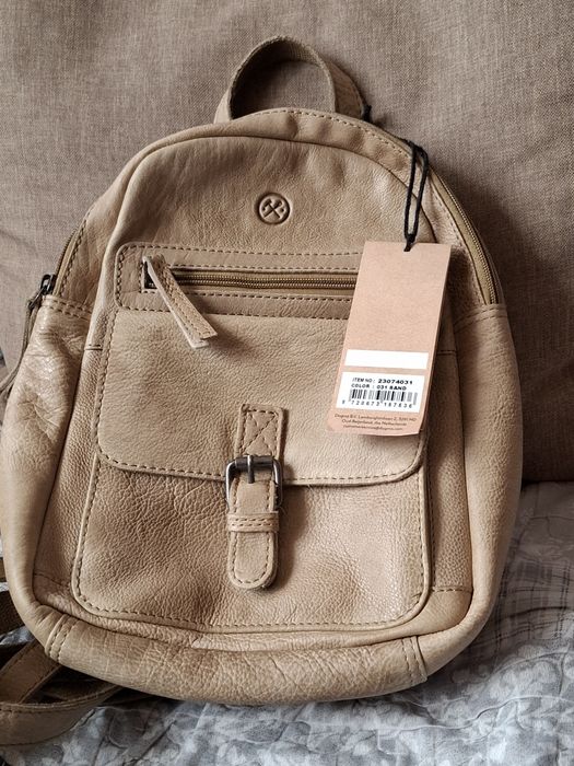 Plecak skora naturalna.