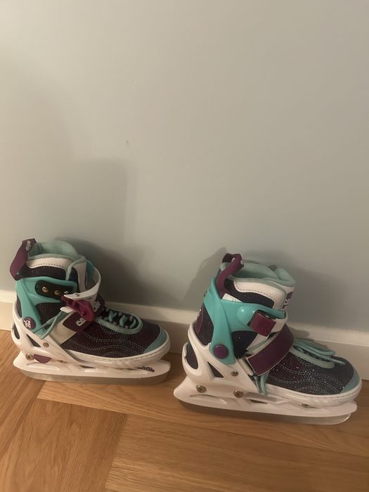 Łyżwy dla dziewczynki - rozmiar 29-31