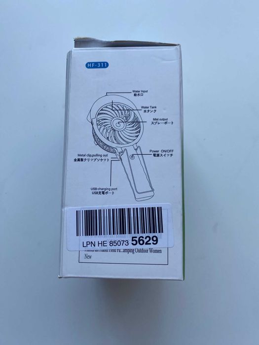 Wiatraczek Ręczny z Funkcją Mgiełki