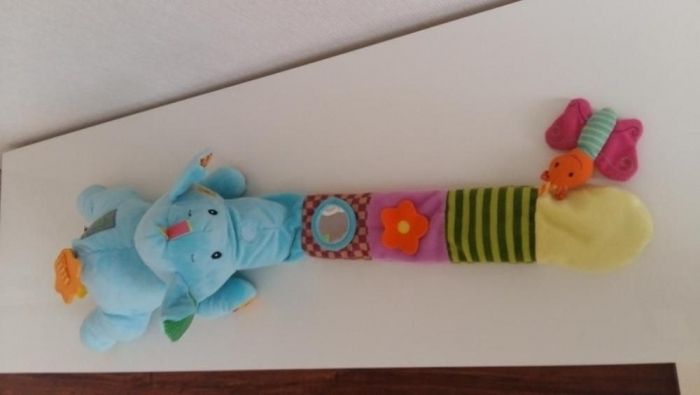 Развивающая игрушка Biba Toys Слоненок Элли Голубой