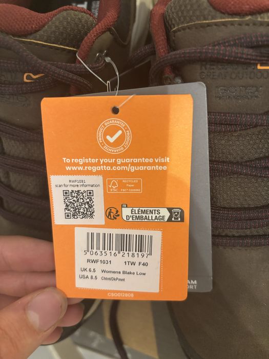 Nowe buty trekkingowe damskie Regatta Blake Low r. 40 (Vibram, Wodoodporne)