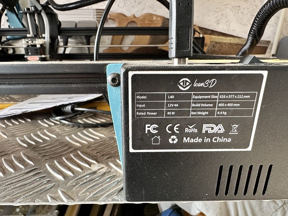 Laser leon 3D gravaçao e corte